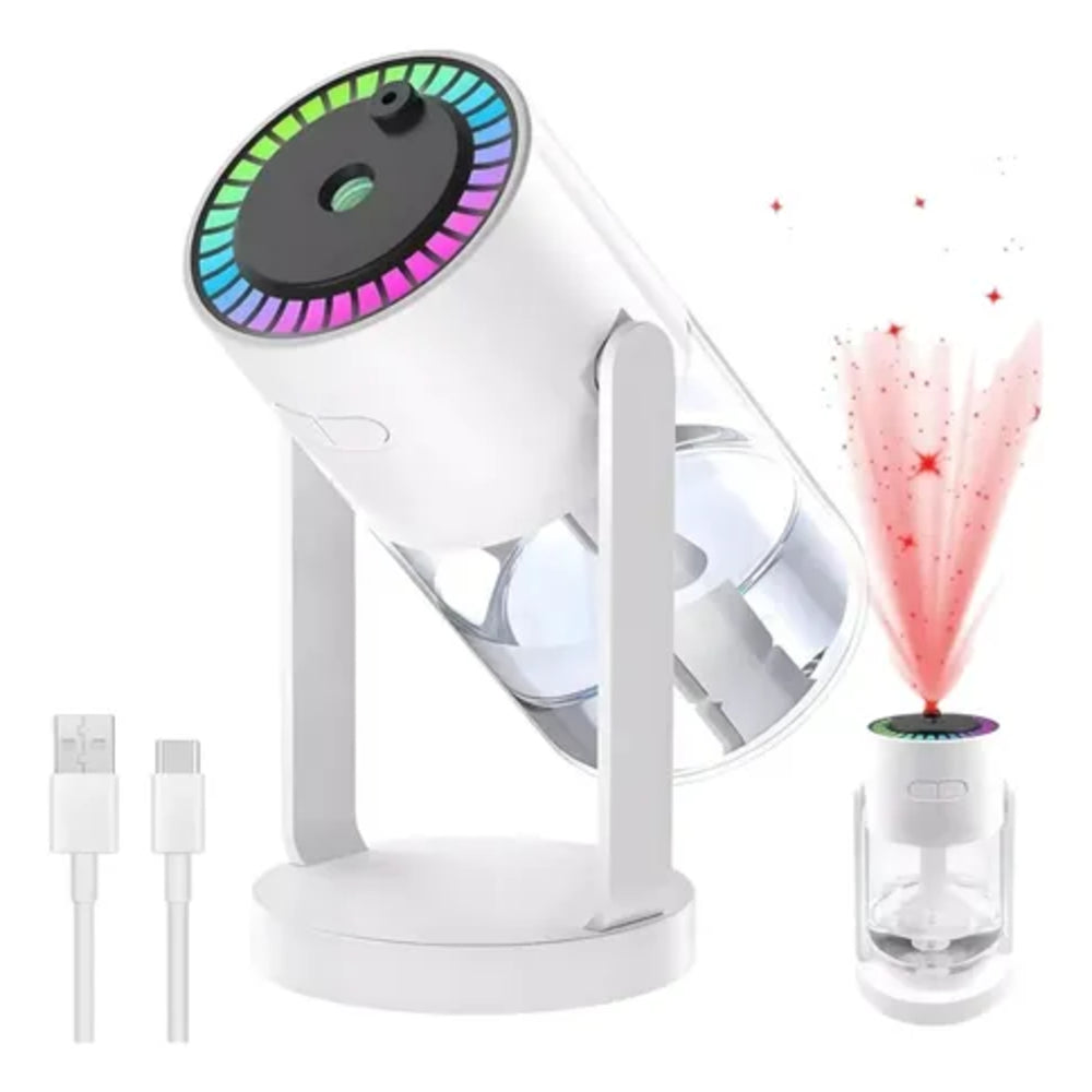 Difusor De Aromas Con Proyector Luz LED