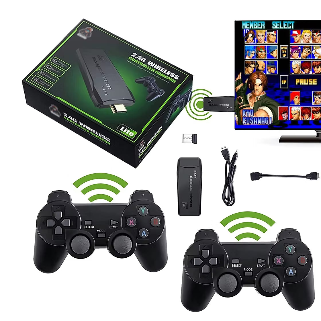 CONSOLA GAME STICK RETRO PRO (+10000 JUEGOS)