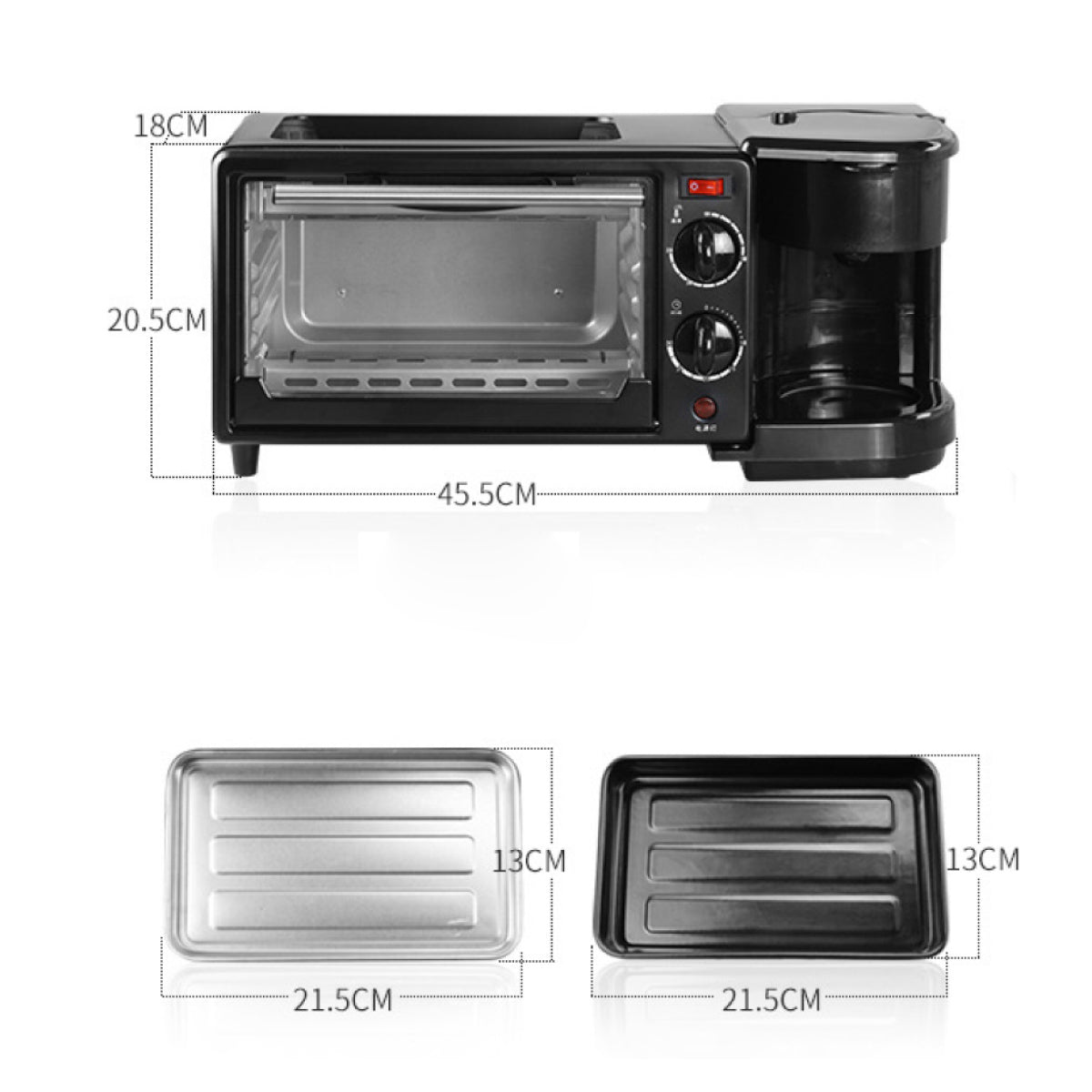 Horno 3 en 1 Multifuncional