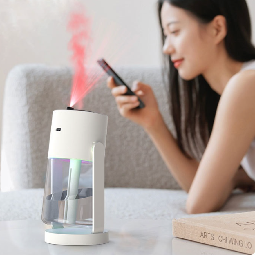 Difusor De Aromas Con Proyector Luz LED