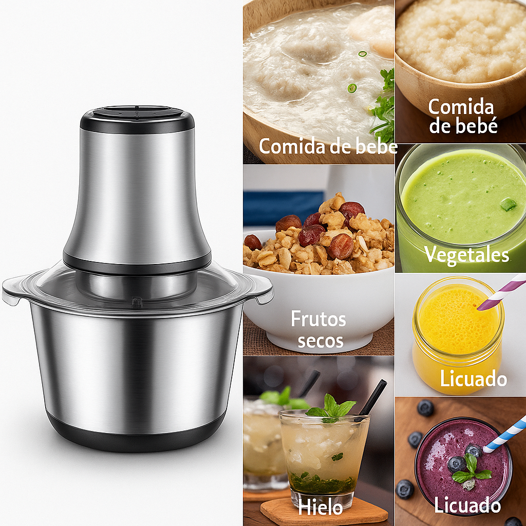 Procesador de Alimentos Máxima Potencia