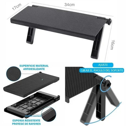 Estante Ajustable Para Tv Y Pc