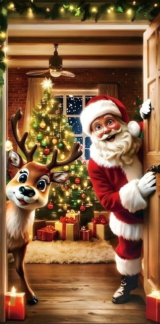 FUNDAS NAVIDEÑAS PARA PUERTAS