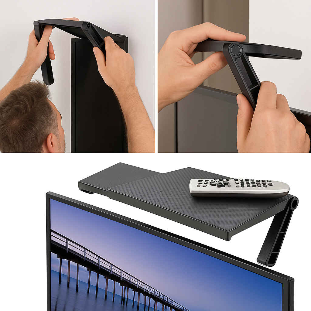 Estante Ajustable Para Tv Y Pc