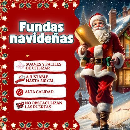 FUNDAS NAVIDEÑAS PARA PUERTAS