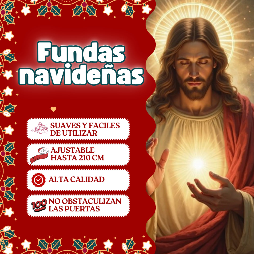 FUNDAS NAVIDEÑAS PARA PUERTAS