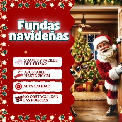 FUNDAS NAVIDEÑAS PARA PUERTAS